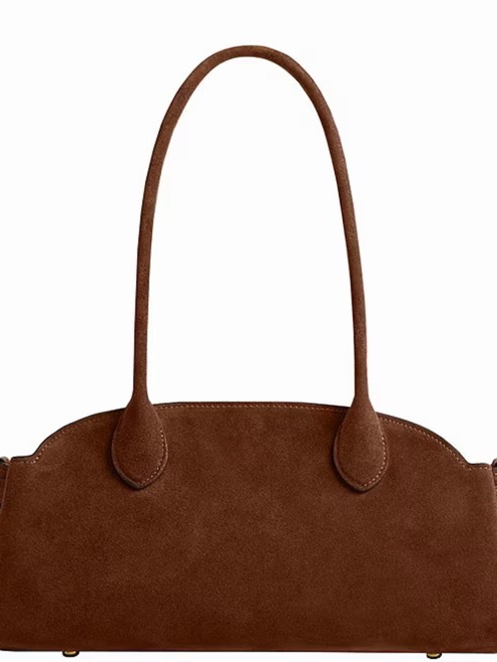 Coach Empire 34 Brown Suede Shoulder Bag NWT - Picture 3 of 7